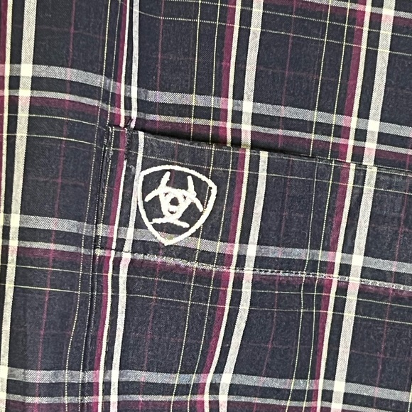 Ariat Pro Series Mylo Classic LS Button Down Shirt Men's size XL Western Work - Picture 4 of 12